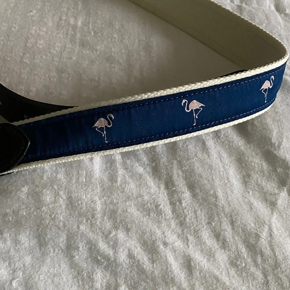 J Crew Blue Flamingo Belt 🦩 - Picture 1 of 5